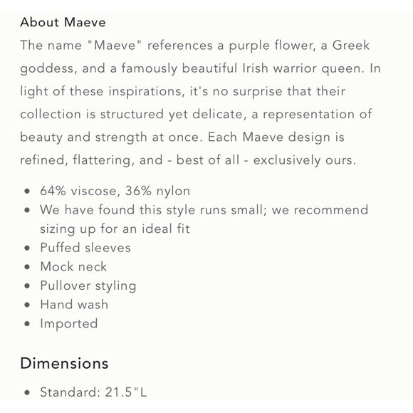 Anthropologie Mock Neck Balloon Long Sleeved Ivory Sweater NWT Size L - Picture 14 of 15